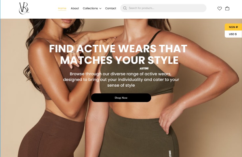 Fashion Website